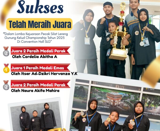 Kemenangan Manis: Tiga Siswa SD 'Aisyiyah 1 Plemahan Telah Meraih Juara Pencak Silat Lereng Gunung Kelud Championship Tahun 2025